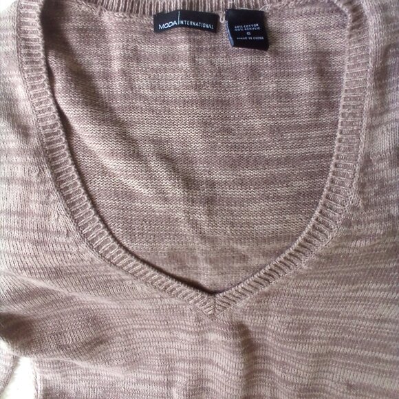 Moda International V-Neck Fitted Maxi Dress Vintage VS Size: Small - Picture 1 of 8